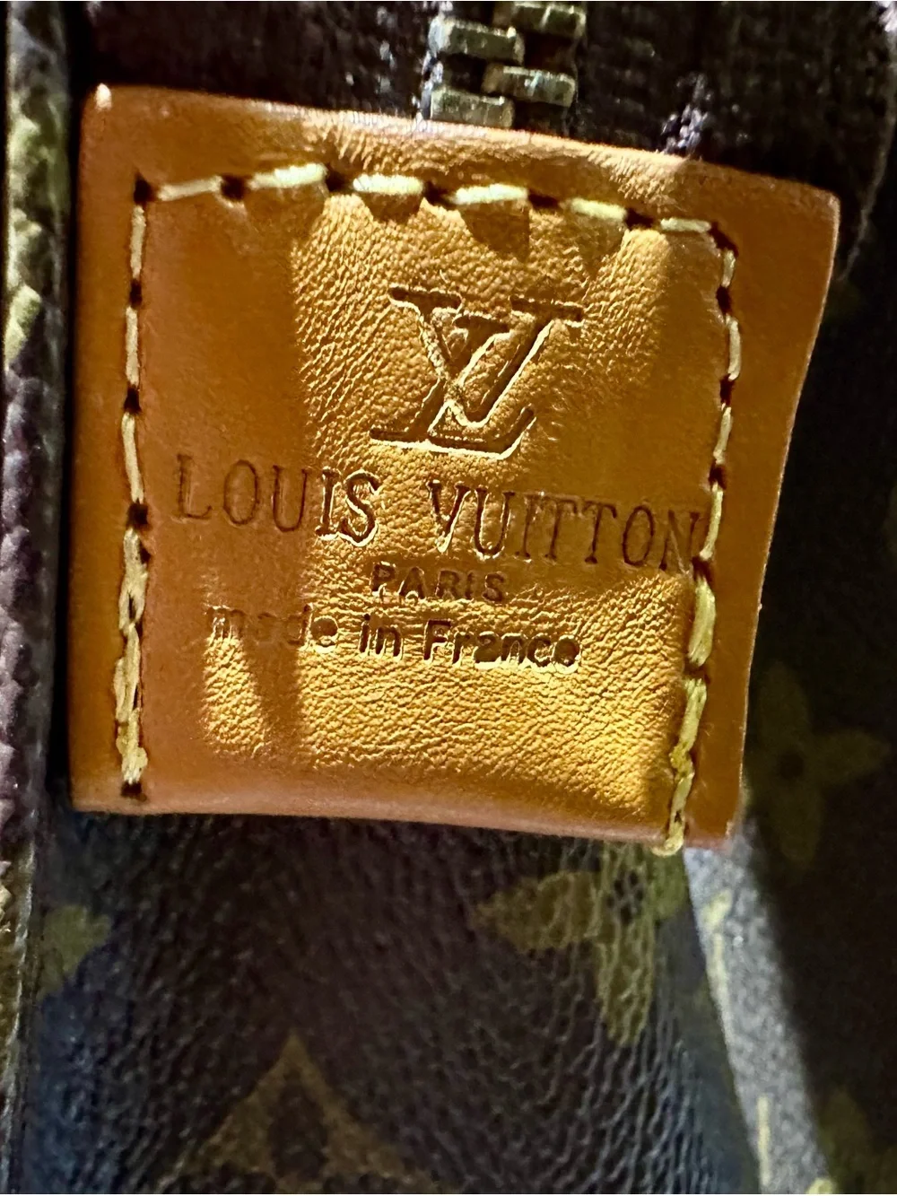 Authentic Louis Vuitton Monogram Sac Plat PM Tote Bag Briefcase Made in France